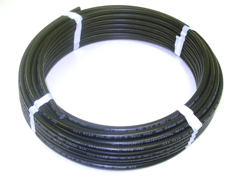 31940004 – RIDETECH Air Hose, 3/8 Inch 30 Foot Roll Non Recoil Black